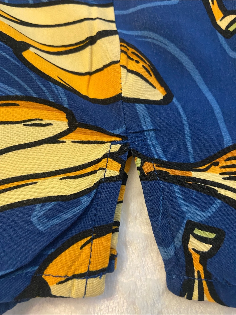 Goodfellow & Co Blue Short-Sleeve Banana Print Button-Down Shirt - Picture 7 of 7